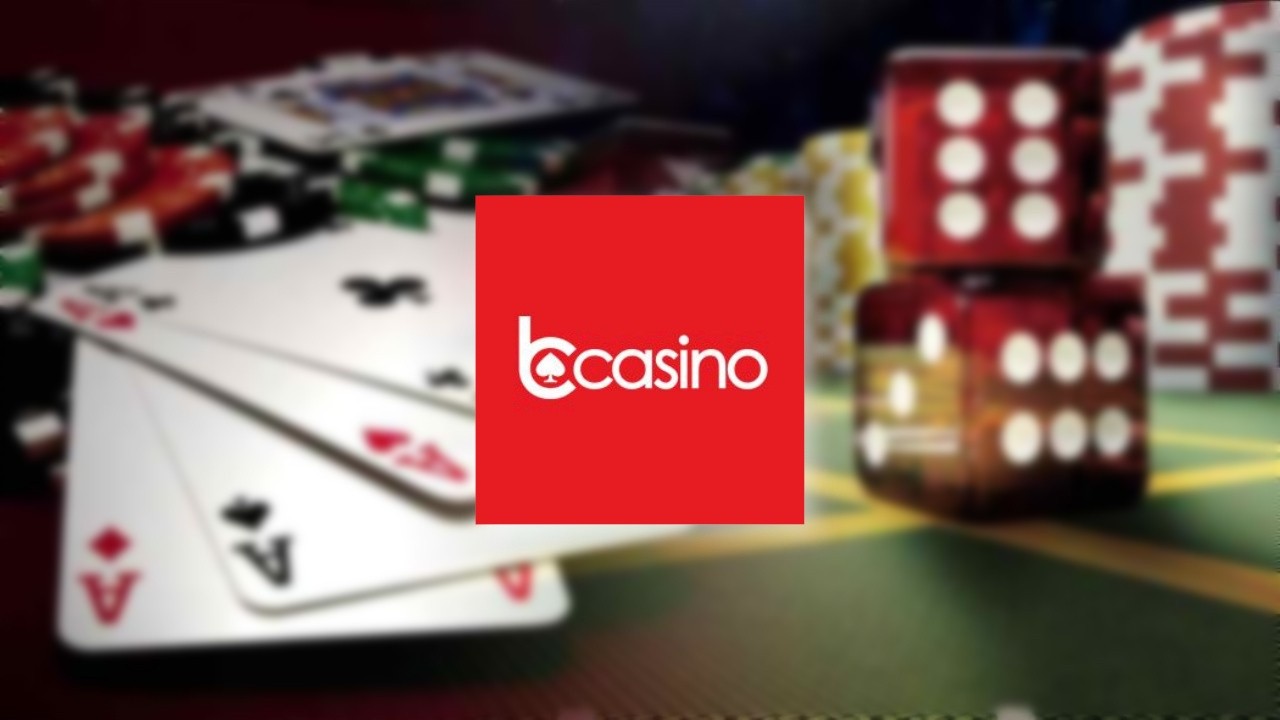 b casino logo and cards chips