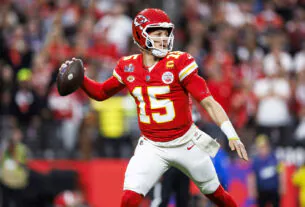 Patrick Mahomes at the game