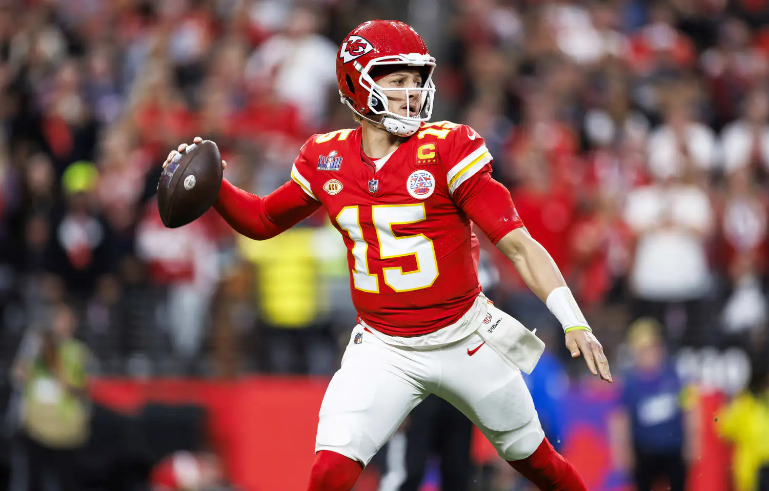 Patrick Mahomes at the game