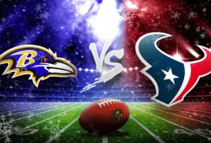 Ravens Texans Christmas matchs